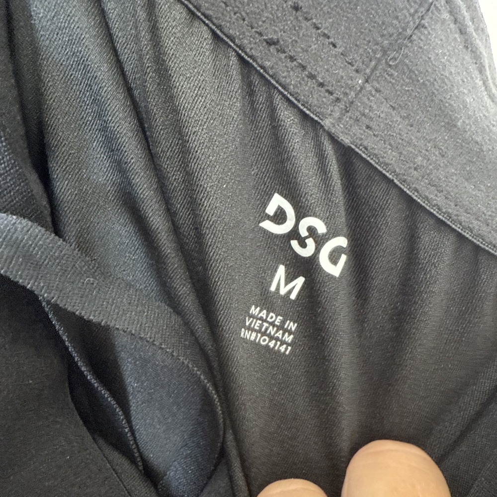 DSG Men's Stride Run Shorts 7" Athletic‎ Fit Black  Built In Brief Size Medium - Picture 5 of 6